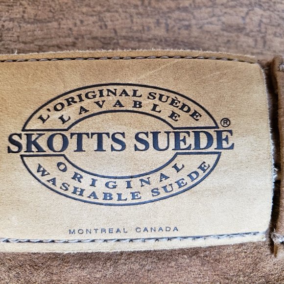 Skotts Suede Pants - washable - size 8 / 30 - Picture 3 of 5